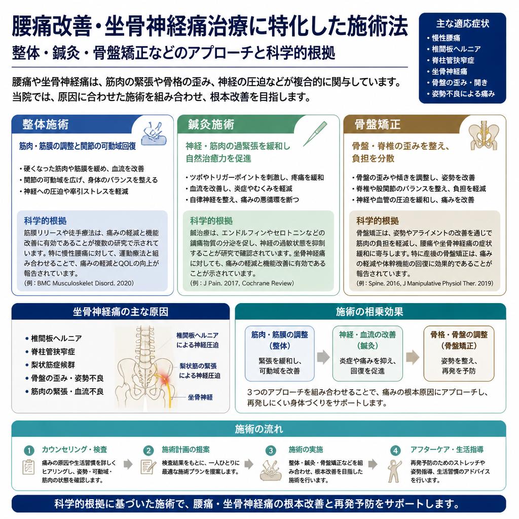 当院の施術法の特徴