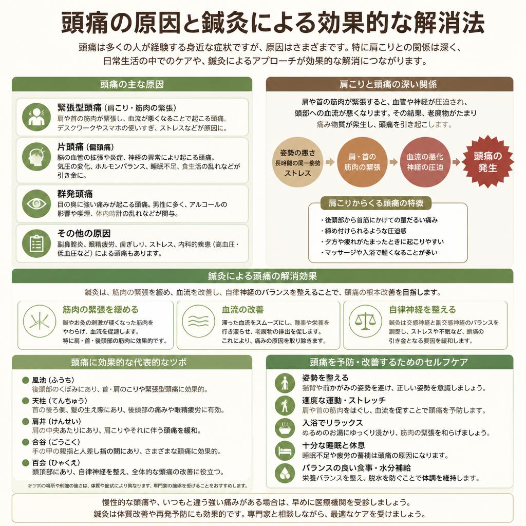 2. 頭痛の原因とその対処法