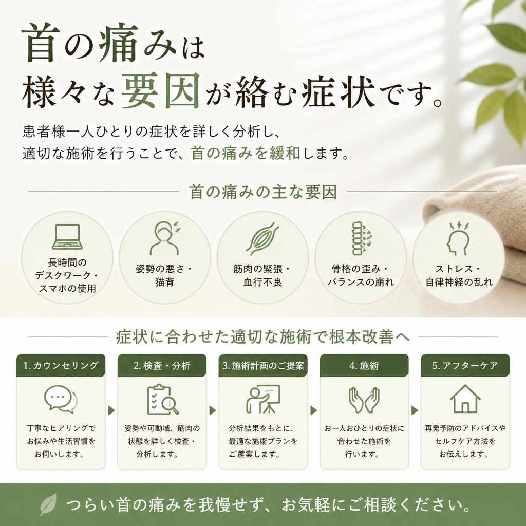 首の痛みの原因を理解する