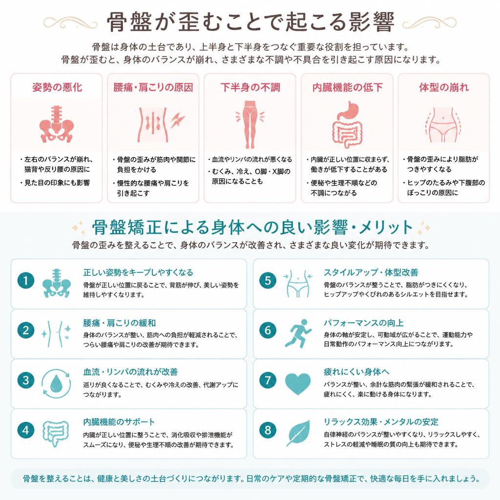 2. 骨盤矯正のメリット