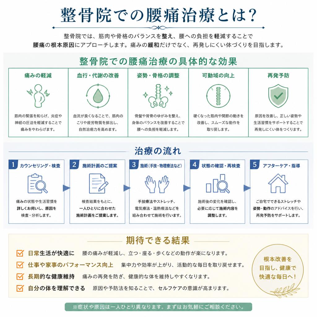 4. 腰痛整骨院効果
