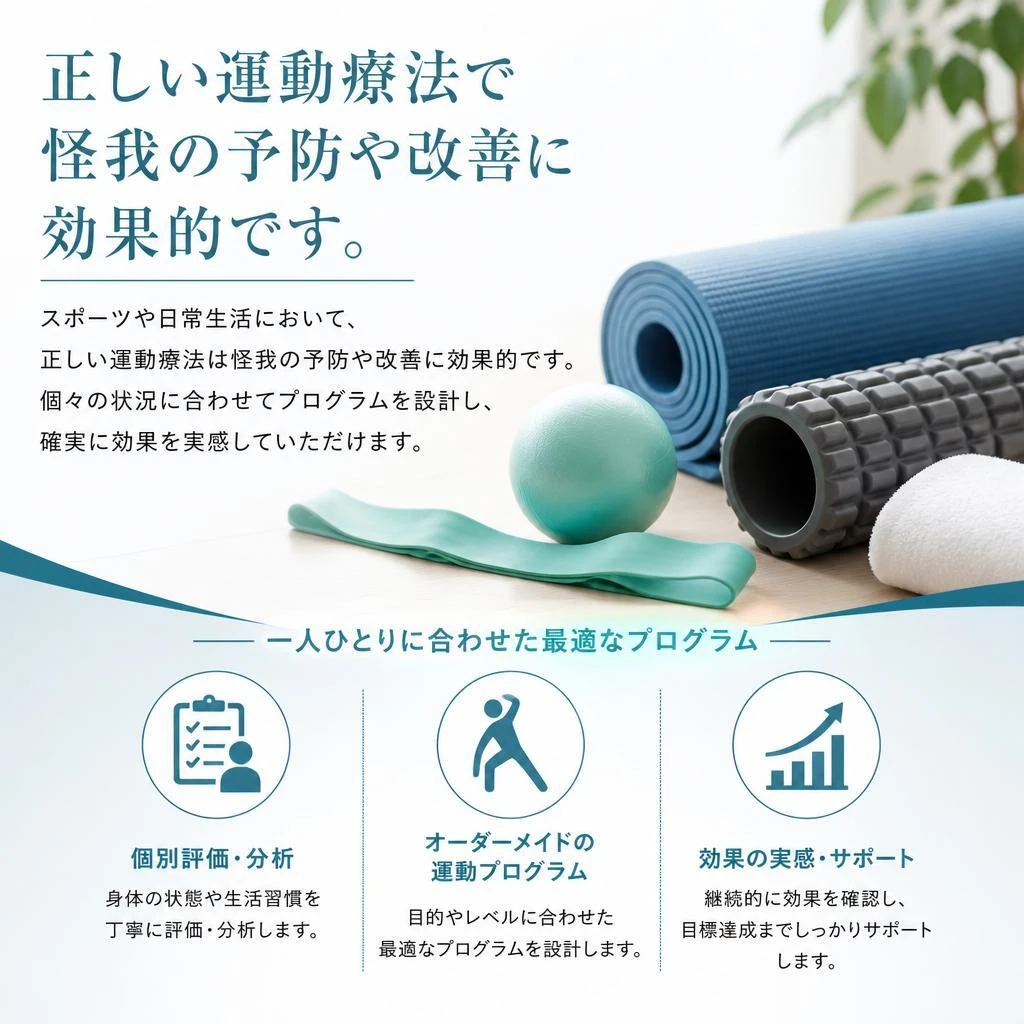 運動療法の重要性