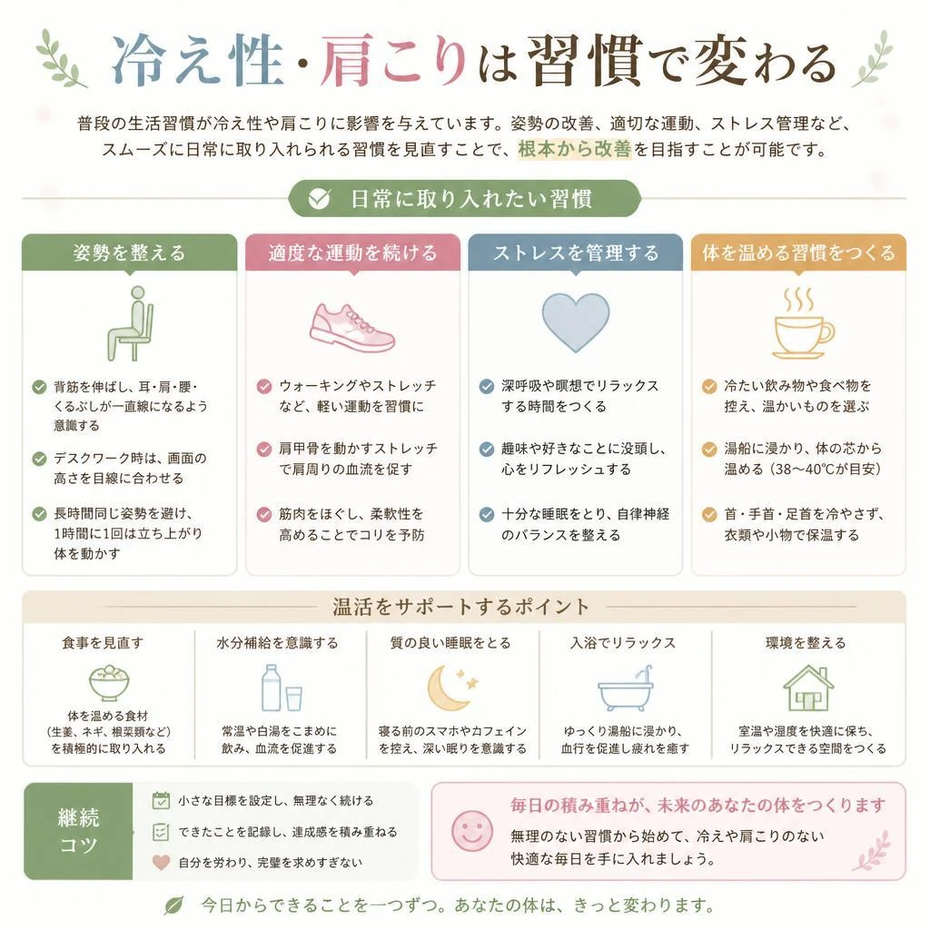 ライフスタイルの見直しポイント