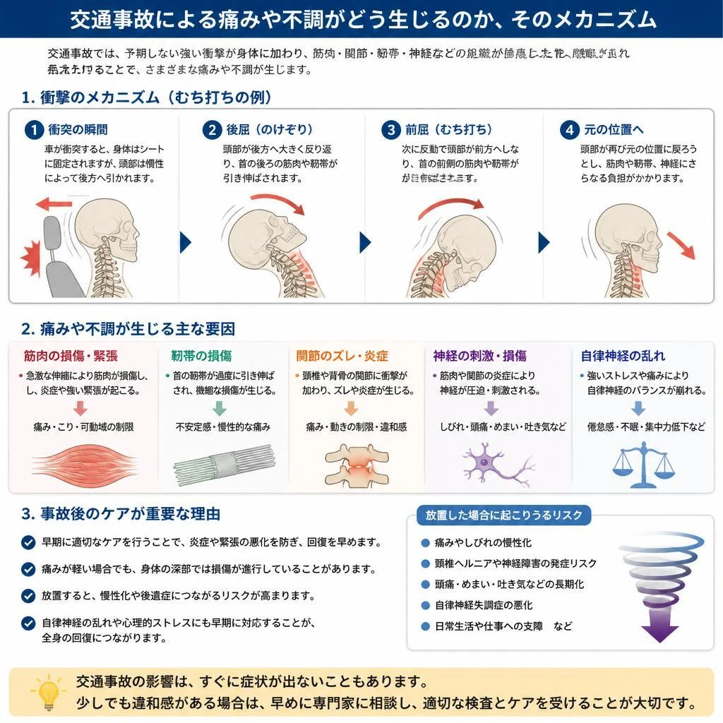 2. 交通事故後の痛みのメカニズム