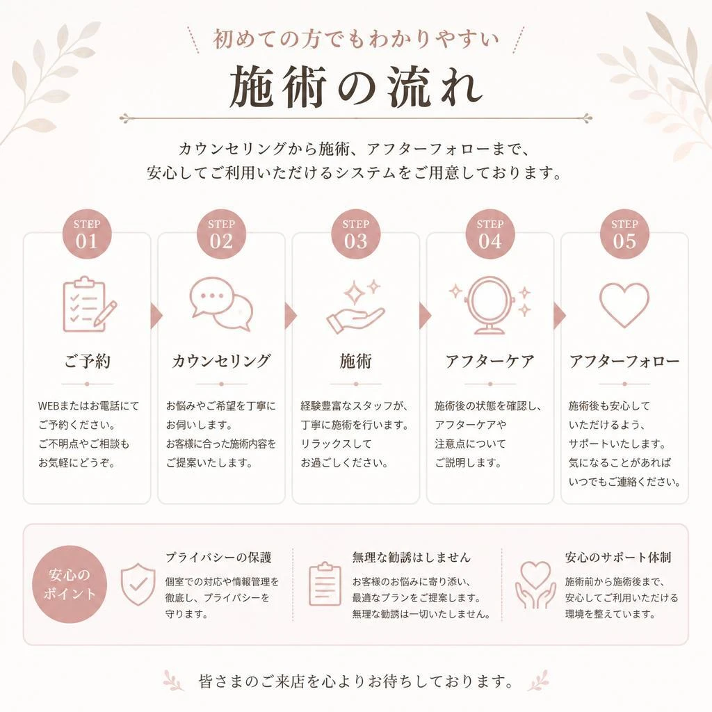 施術の流れ