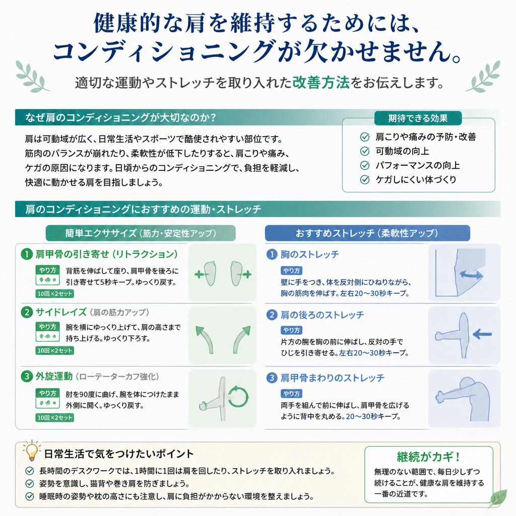 コンディショニングの重要性