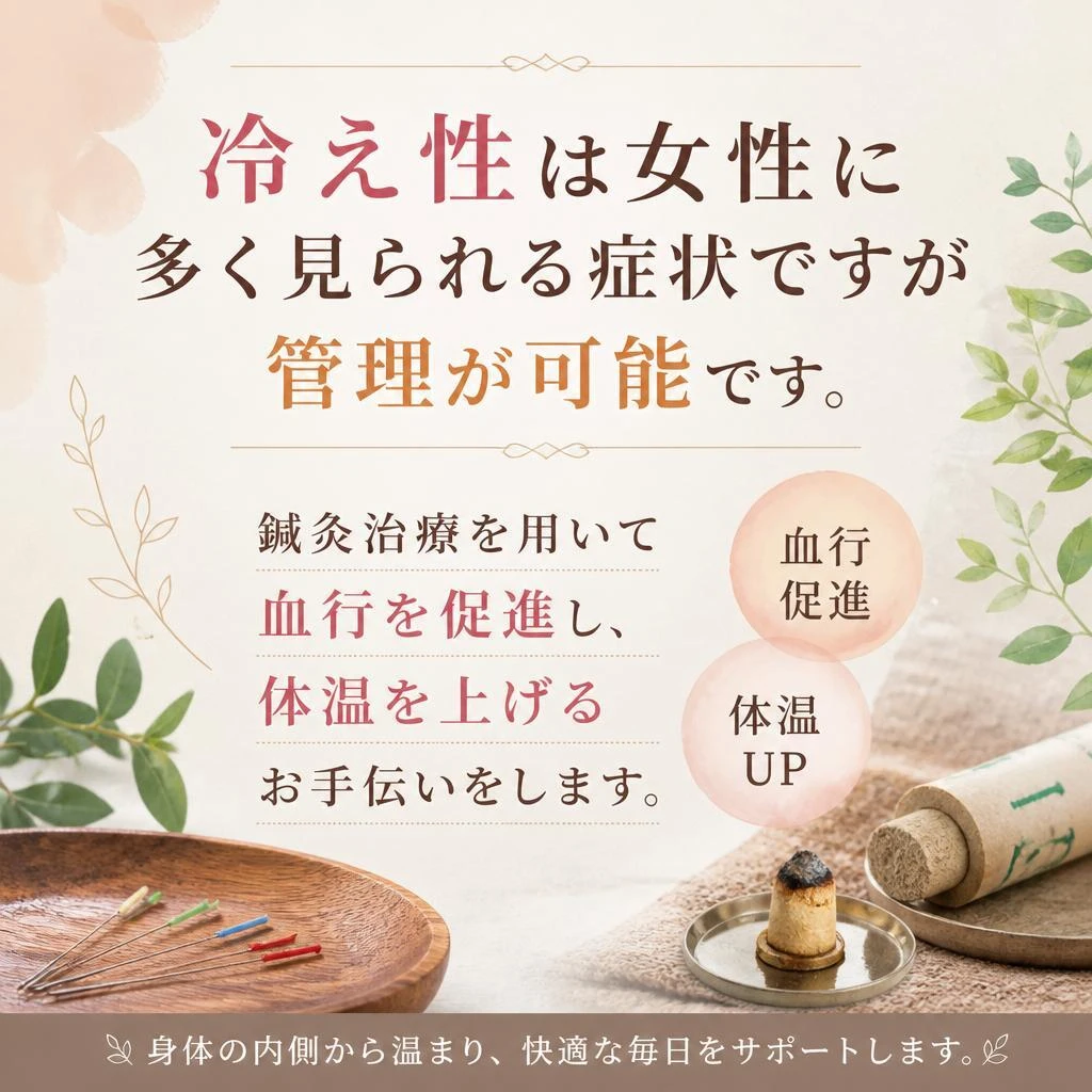 冷え性改善に向けた施術