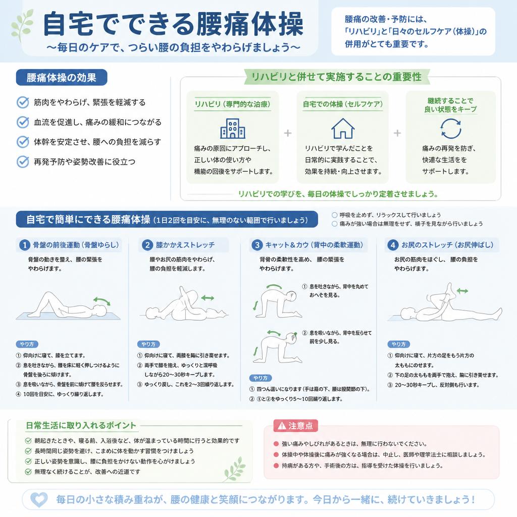 セルフケアとしての腰痛体操