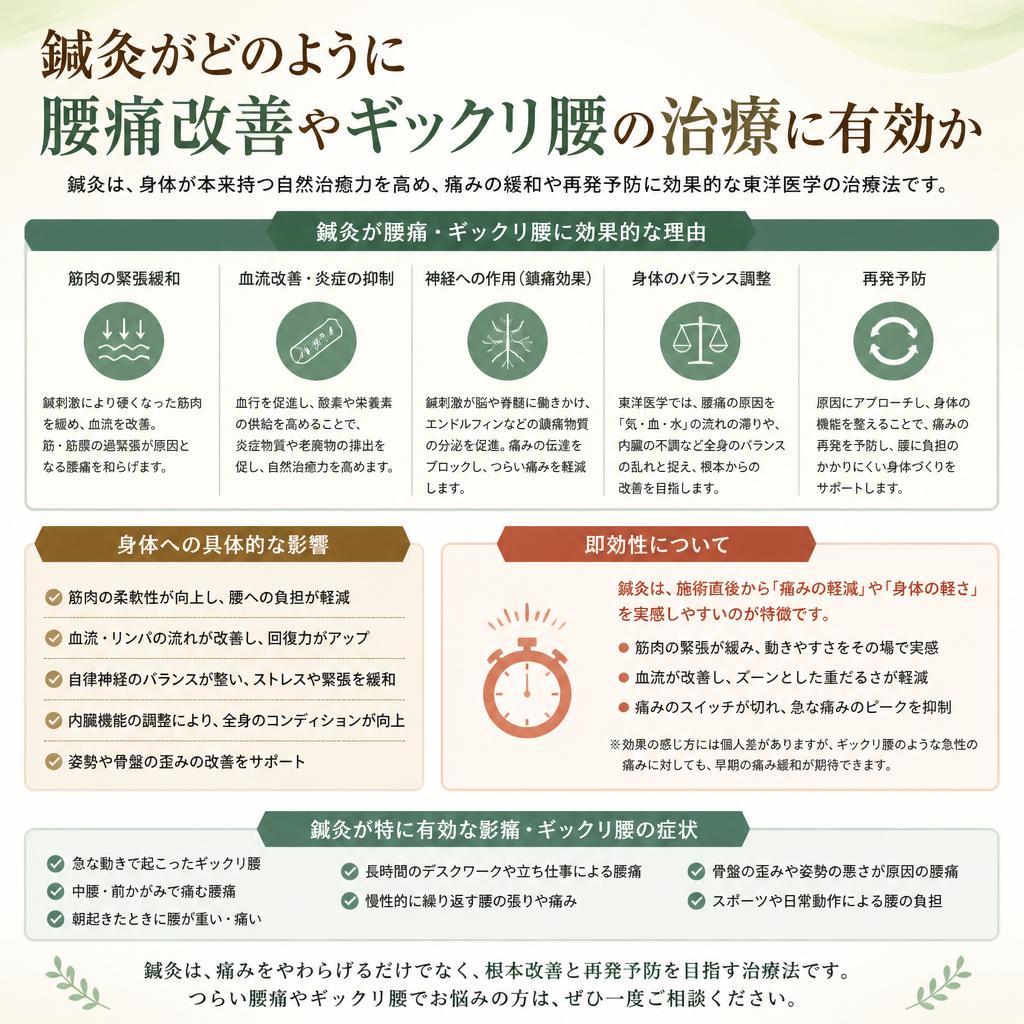 2. 鍼灸の効果とは？