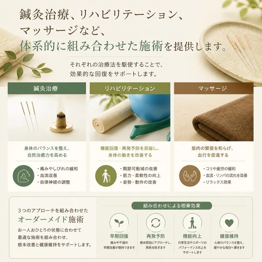 施術メニューのご紹介