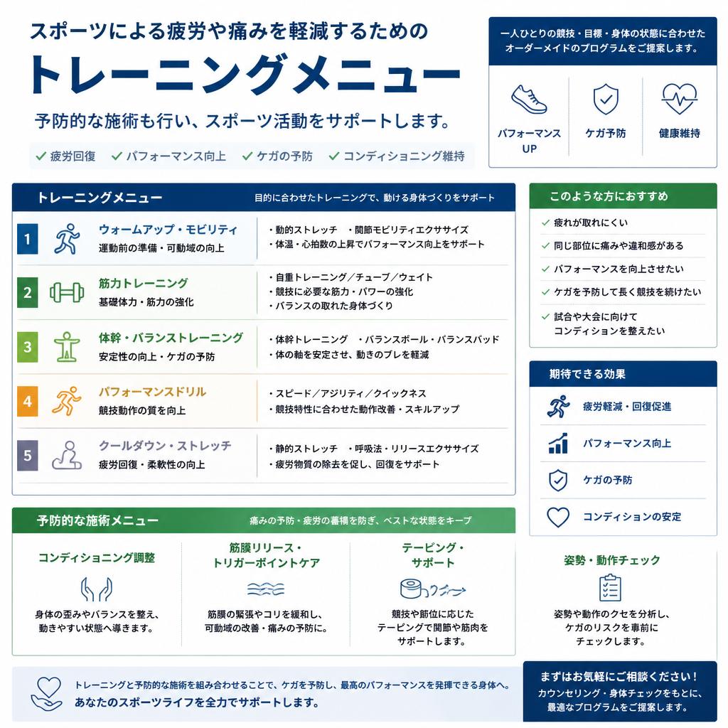 スポーツ障害に強い整骨院