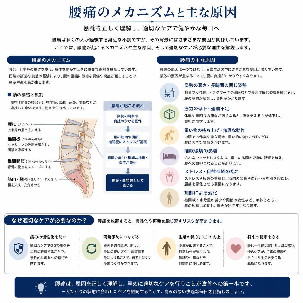 腰痛の原因とは？