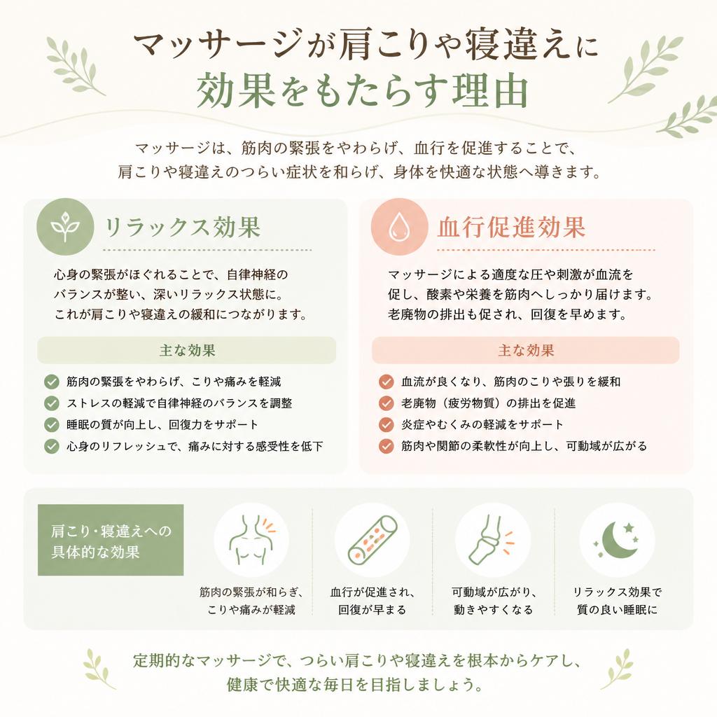 マッサージの効果とは？