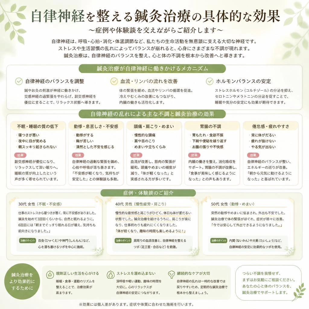 2. 鍼灸治療の効果