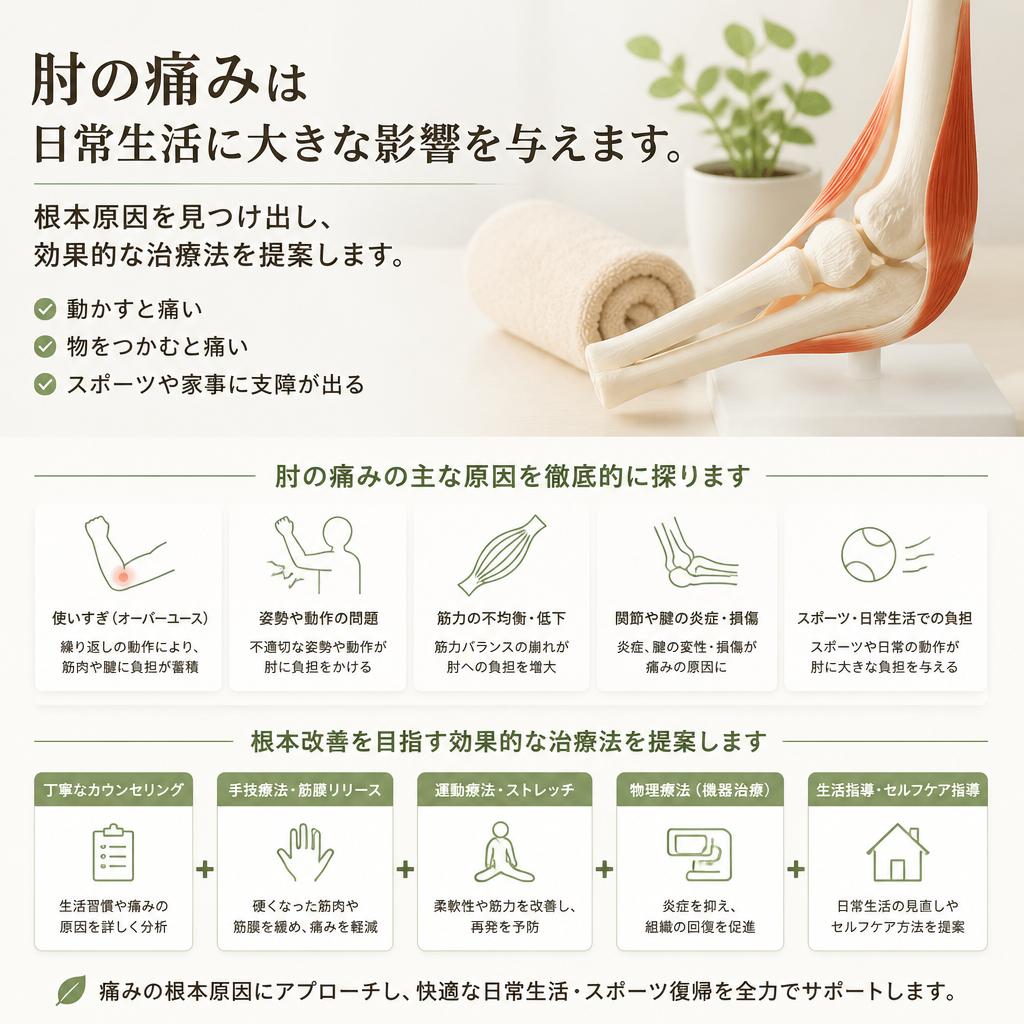 肘の痛み治療法
