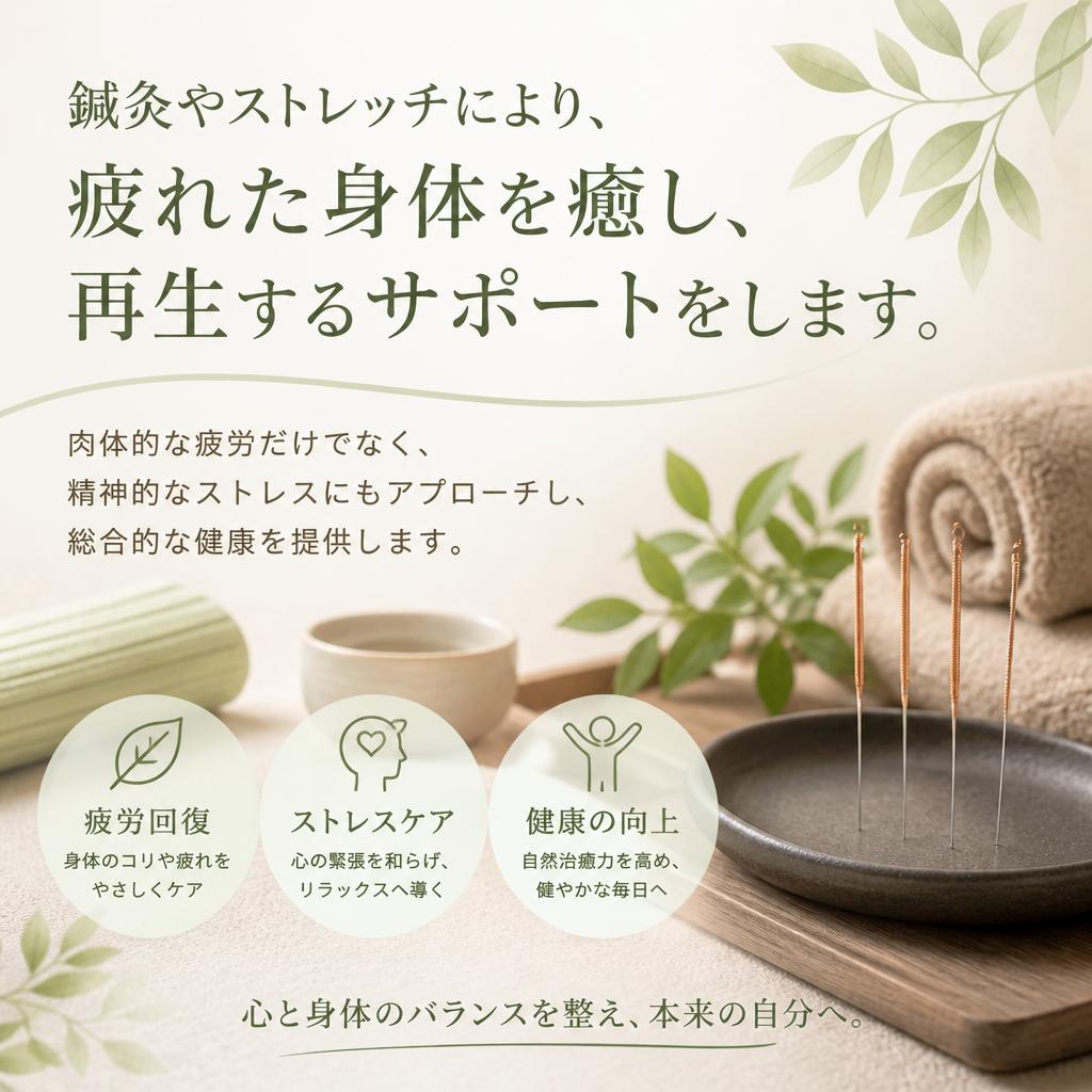 疲労回復のサポート