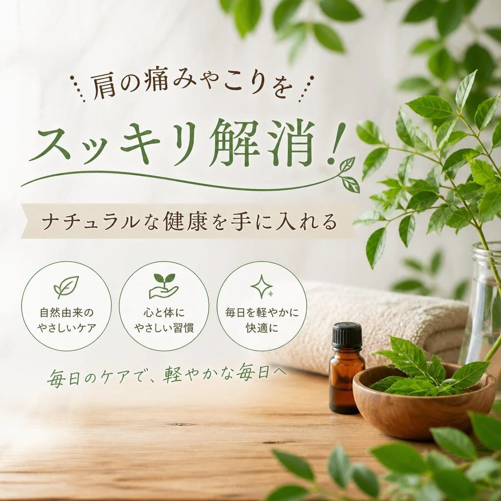 （目黒本町／整骨院／肩こり／肩甲骨のこり）肩の痛みやこりをスッキリ解消！ナチュラルな健康を手に入れる
