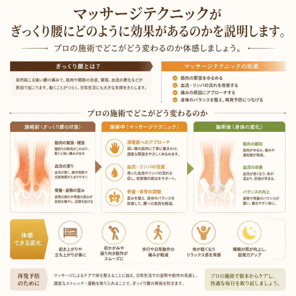 4. マッサージの効果