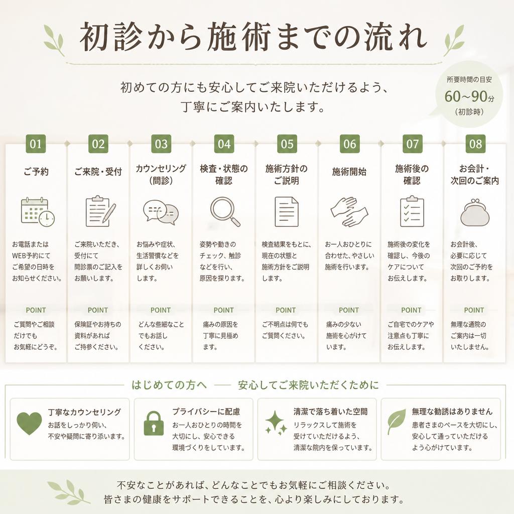実際の治療の流れ