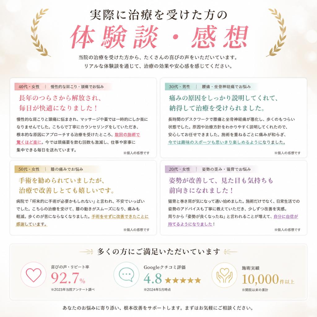 患者様の声