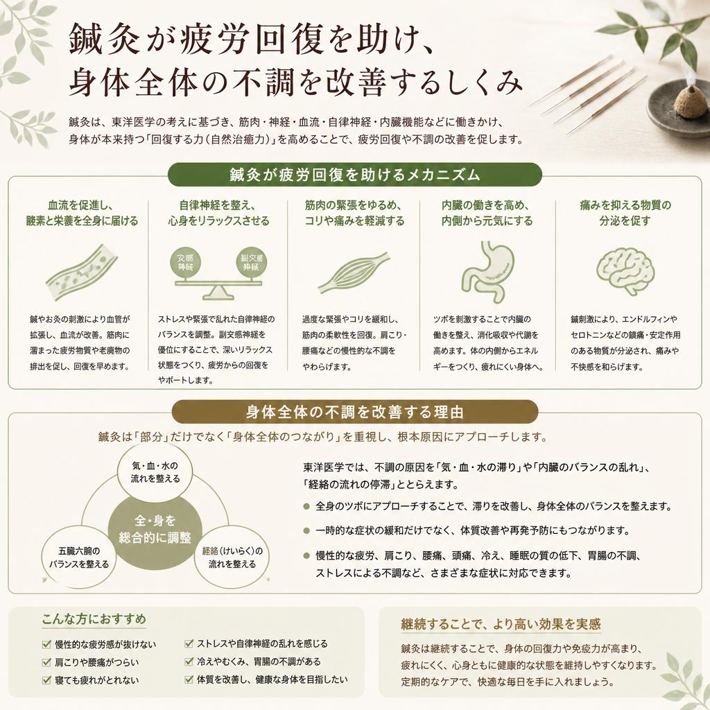疲労回復のメカニズム