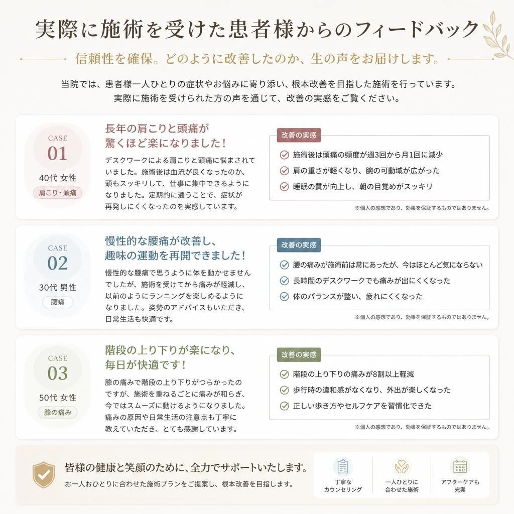 5. 患者様の声