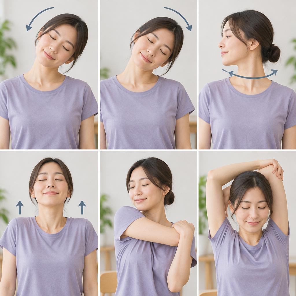 今日からできる！首・肩をいたわるストレッチ方法