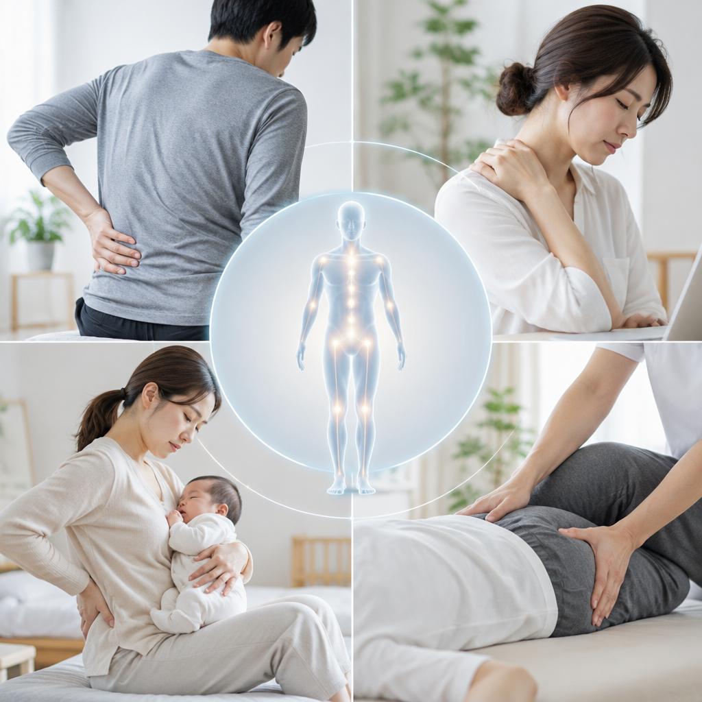 その痛み、骨盤や身体全体のバランスが関係しているかもしれません